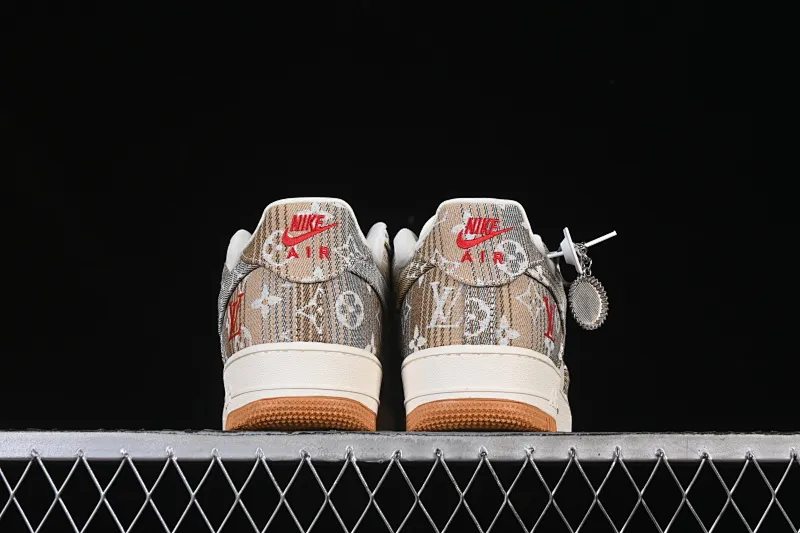All categories Nk Air Force 1 Air Force series Nk Air Force 1 Low Air Force low-top Nike Air Force 1'07 Low LV joint gray brown floral cloth Air Force 1 low-top casual sneakers DF0188-076